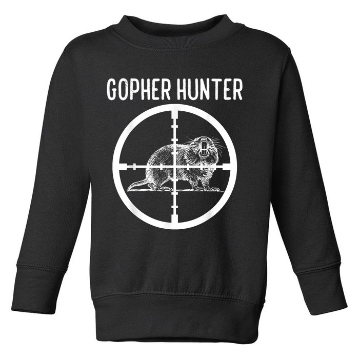 Gopher Hunter Rat And Mouse Control Expert Toddler Sweatshirt