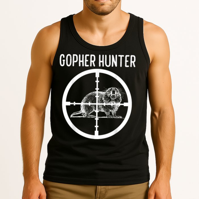 Gopher Hunter Rat And Mouse Control Expert Tank Top