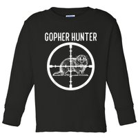 Gopher Hunter Rat And Mouse Control Expert Toddler Long Sleeve Shirt