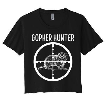 Gopher Hunter Rat And Mouse Control Expert Crop Top