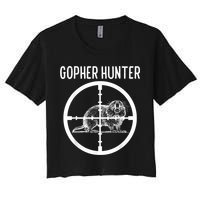 Gopher Hunter Rat And Mouse Control Expert Crop Top