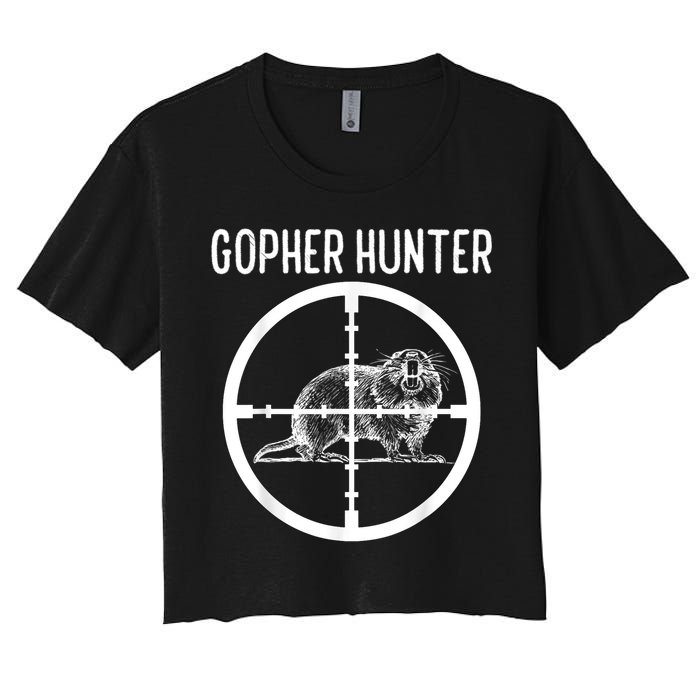 Gopher Hunter Rat And Mouse Control Expert Crop Top