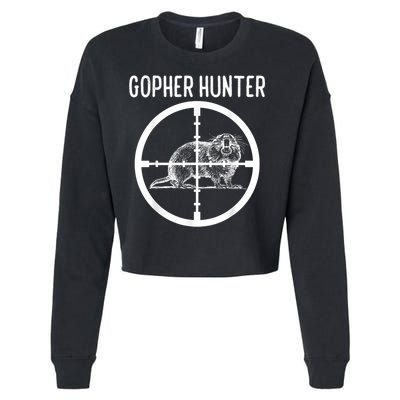 Gopher Hunter Rat And Mouse Control Expert Cropped Pullover Crew