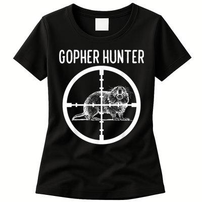 Gopher Hunter Rat And Mouse Control Expert Womens T-Shirt