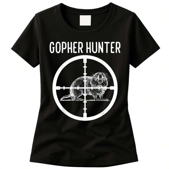 Gopher Hunter Rat And Mouse Control Expert Womens T-Shirt