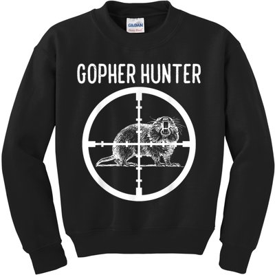 Gopher Hunter Rat And Mouse Control Expert Kids Sweatshirt