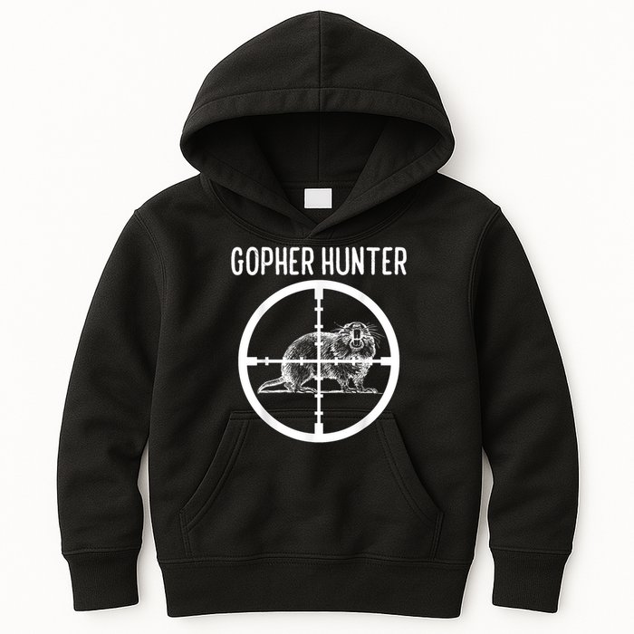 Gopher Hunter Rat And Mouse Control Expert Kids Hoodie