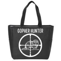 Gopher Hunter Rat And Mouse Control Expert Zip Tote Bag