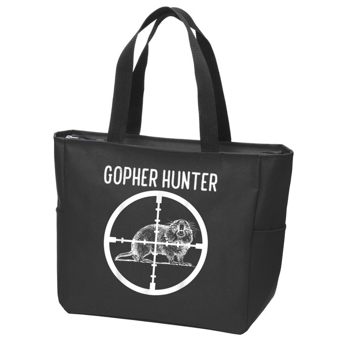 Gopher Hunter Rat And Mouse Control Expert Zip Tote Bag