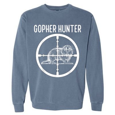 Gopher Hunter Rat And Mouse Control Expert Garment-Dyed Sweatshirt