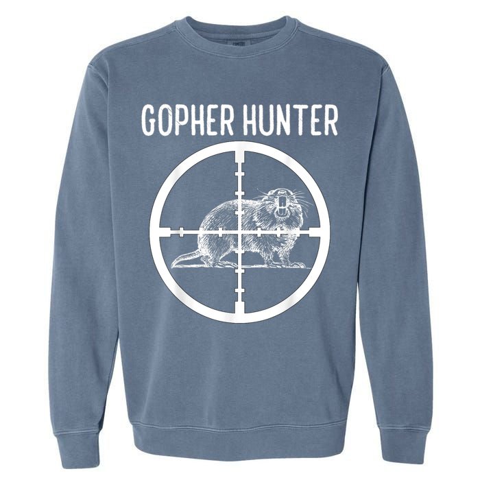 Gopher Hunter Rat And Mouse Control Expert Garment-Dyed Sweatshirt