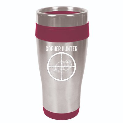 Gopher Hunter Rat And Mouse Control Expert 16oz Travel Tumbler