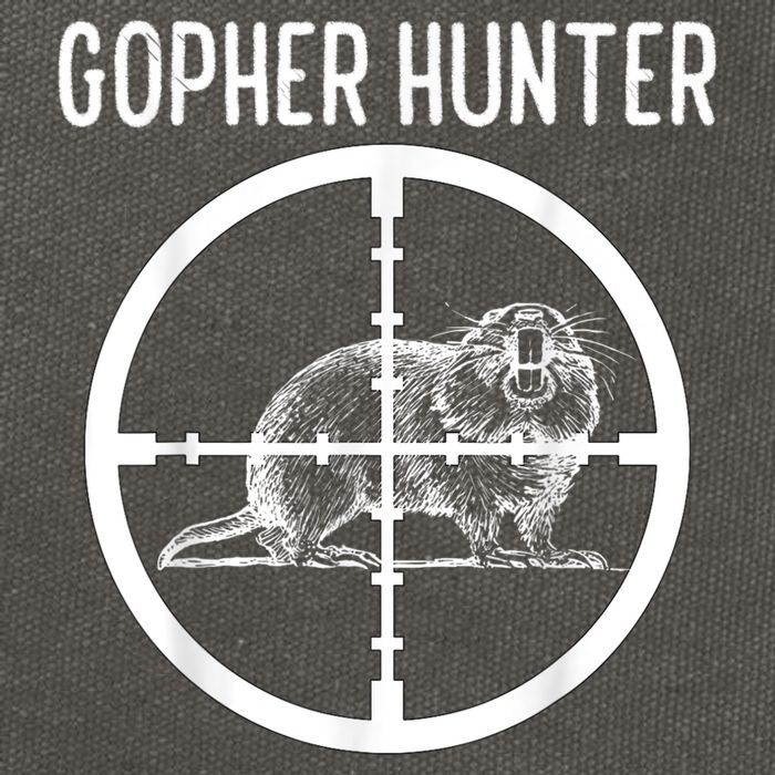 Gopher Hunter Rat And Mouse Control Expert Cotton Canvas Backpack