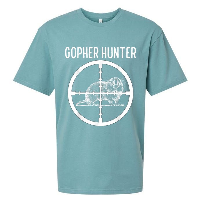 Gopher Hunter Rat And Mouse Control Expert Sueded Cloud Jersey T-Shirt