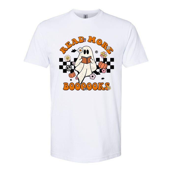 Groovy Halloween Read More Books Cute Boo Read A Book Softstyle CVC T-Shirt