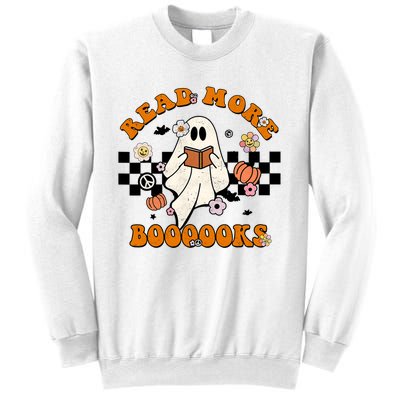 Groovy Halloween Read More Books Cute Boo Read A Book Sweatshirt