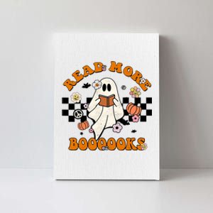 Groovy Halloween Read More Books Cute Boo Read A Book Canvas