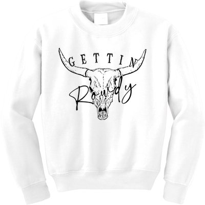 Getting Hitched Rowdy Western Bachelorette Party Kids Sweatshirt