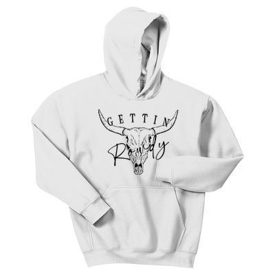 Getting Hitched Rowdy Western Bachelorette Party Kids Hoodie