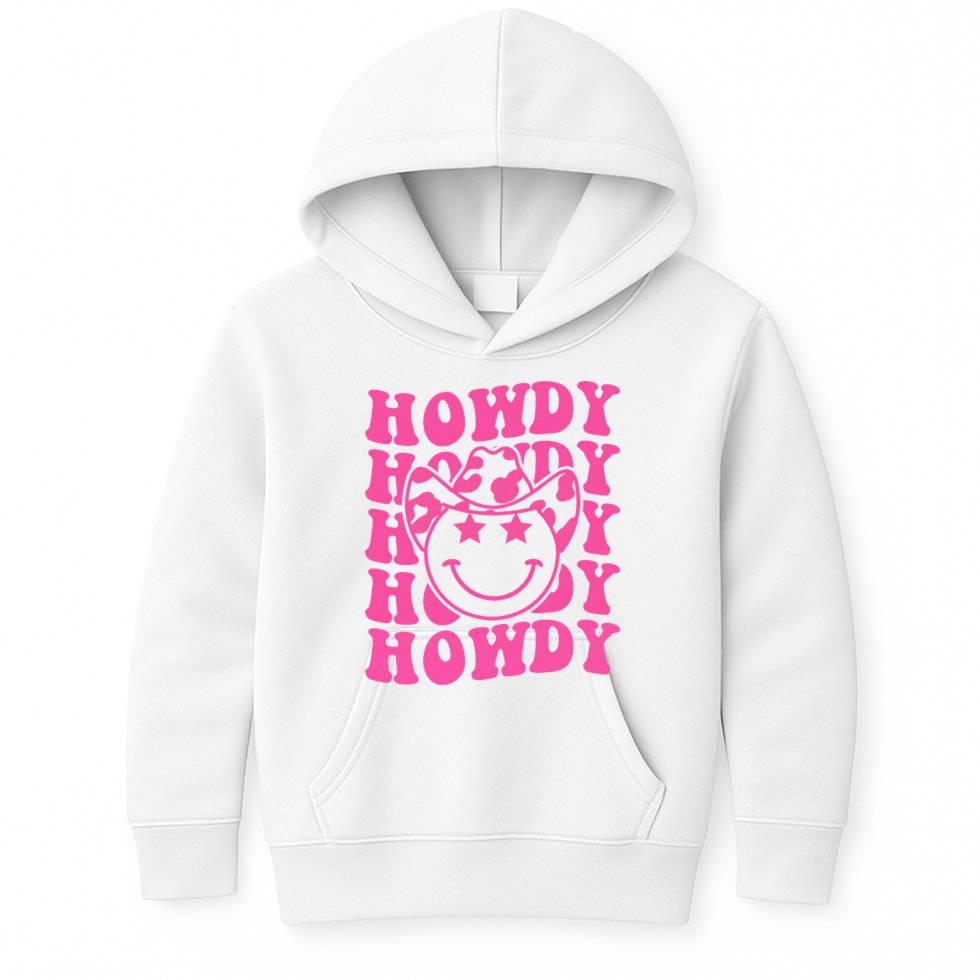 Groovy Howdy Rodeo Western Country Southern Cowgirl Kids Hoodie