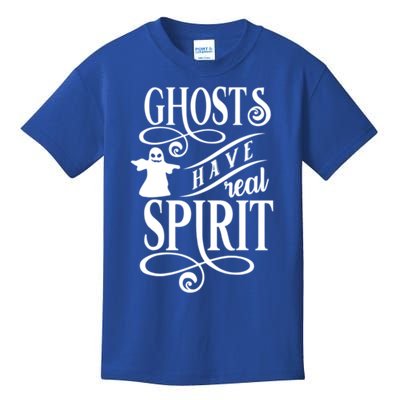 Ghosts Have Real Spirit Funny Halloween Cute Gift Kids T-Shirt