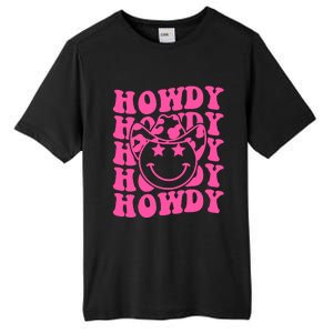 Groovy Howdy Rodeo Western Country Southern Cowgirl Tall Fusion ChromaSoft Performance T-Shirt