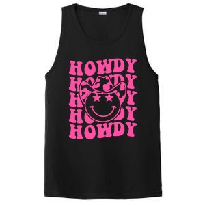 Groovy Howdy Rodeo Western Country Southern Cowgirl PosiCharge Competitor Tank