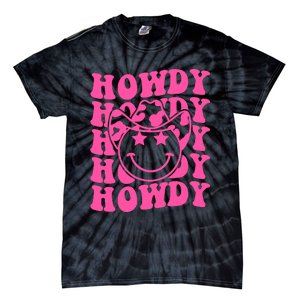 Groovy Howdy Rodeo Western Country Southern Cowgirl Tie-Dye T-Shirt