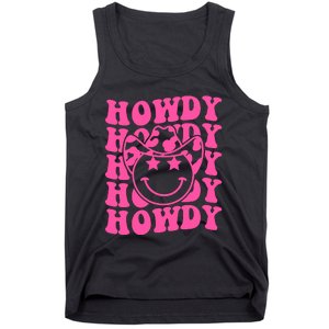 Groovy Howdy Rodeo Western Country Southern Cowgirl Tank Top