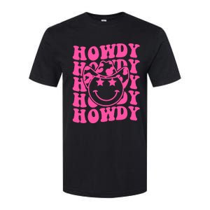 Groovy Howdy Rodeo Western Country Southern Cowgirl Softstyle CVC T-Shirt