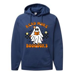 Groovy Halloween Read More Books Ghost Teacher Halloween Performance Fleece Hoodie