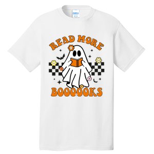 Groovy Halloween Read More Books Ghost Teacher Halloween Tall T-Shirt