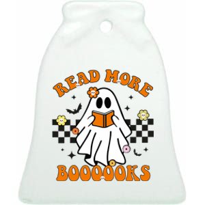 Groovy Halloween Read More Books Ghost Teacher Halloween Ceramic Bell Ornament