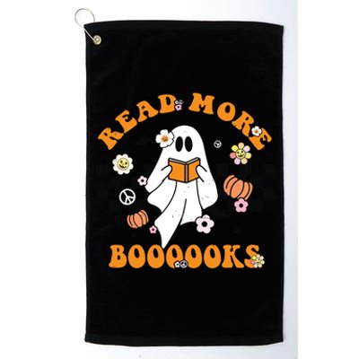 Groovy Halloween Read More Books Cute Boo Read A Book Platinum Collection Golf Towel