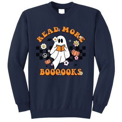 Groovy Halloween Read More Books Cute Boo Read A Book Tall Sweatshirt