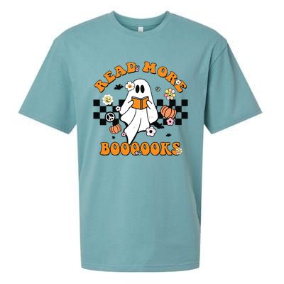 Groovy Halloween Read More Books Cute Boo Read A Book Sueded Cloud Jersey T-Shirt