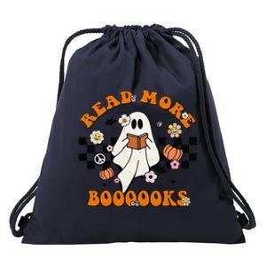 Groovy Halloween Read More Books Cute Boo Read A Book Drawstring Bag