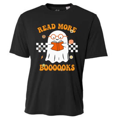 Groovy Halloween Read More Books Cute Boo read a book Cooling Performance Crew T-Shirt