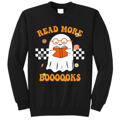 Groovy Halloween Read More Books Cute Boo read a book Sweatshirt