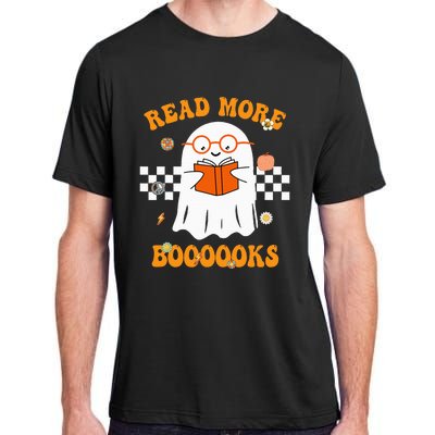 Groovy Halloween Read More Books Cute Boo read a book Adult ChromaSoft Performance T-Shirt