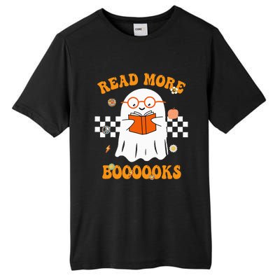 Groovy Halloween Read More Books Cute Boo read a book Tall Fusion ChromaSoft Performance T-Shirt