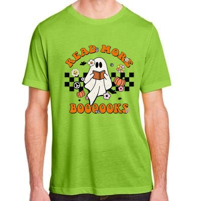 Groovy Halloween Read More Books Cute Boo Read A Book Adult ChromaSoft Performance T-Shirt