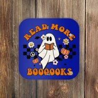 Groovy Halloween Read More Books Cute Boo Read A Book Coaster