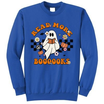 Groovy Halloween Read More Books Cute Boo Read A Book Tall Sweatshirt