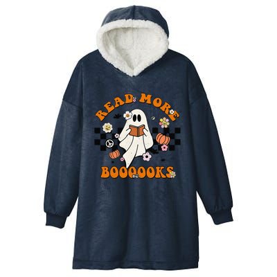 Groovy Halloween Read More Books Cute Boo Read A Book Hooded Wearable Blanket