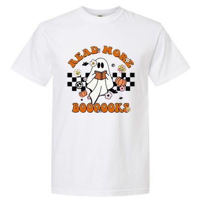 Groovy Halloween Read More Books Cute Boo Read A Book Garment-Dyed Heavyweight T-Shirt