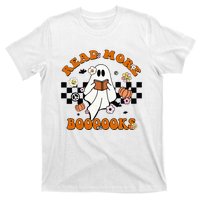 Groovy Halloween Read More Books Cute Boo Read A Book T-Shirt