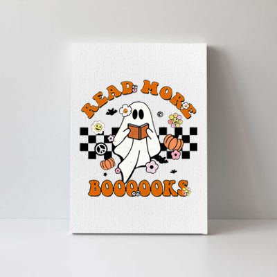 Groovy Halloween Read More Books Cute Boo Read A Book Canvas