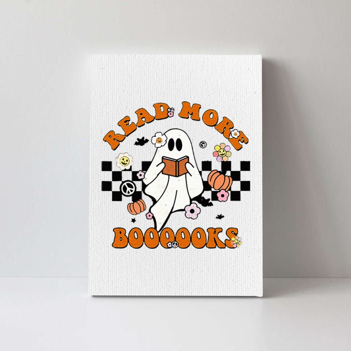 Groovy Halloween Read More Books Cute Boo Read A Book Canvas