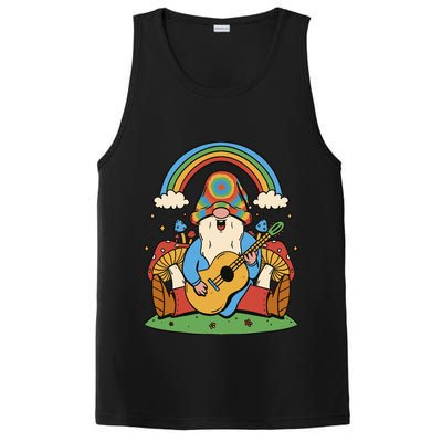 Gnome Hippie Rainbow Guitar PosiCharge Competitor Tank
